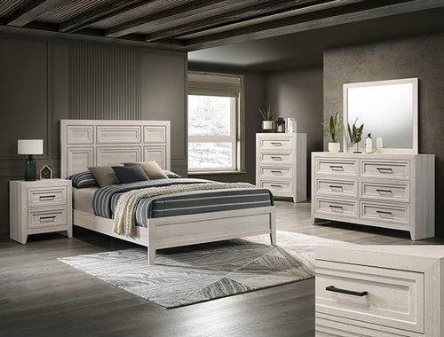 LORRAINE WOOD LIGHT BEDROOM
