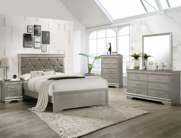 AMALIA SILVER SOFT BEDROOM