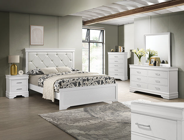 AMALIA BEDROOM SET WHITE