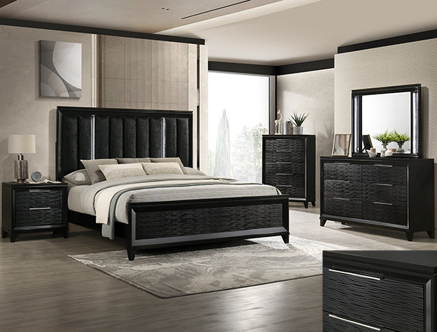 CRESSIDA BLACK BEDROOM