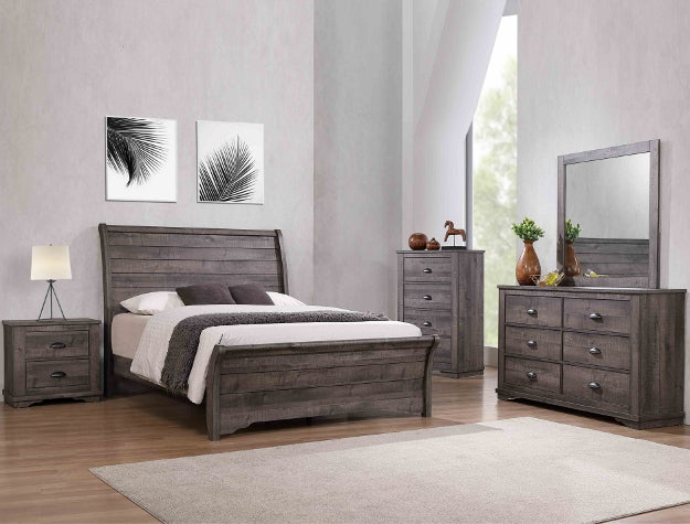 CORALEE BEDROOM GREY