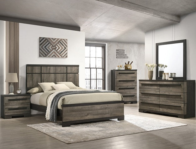 REMINGTON WOOD GREY BEDROOM
