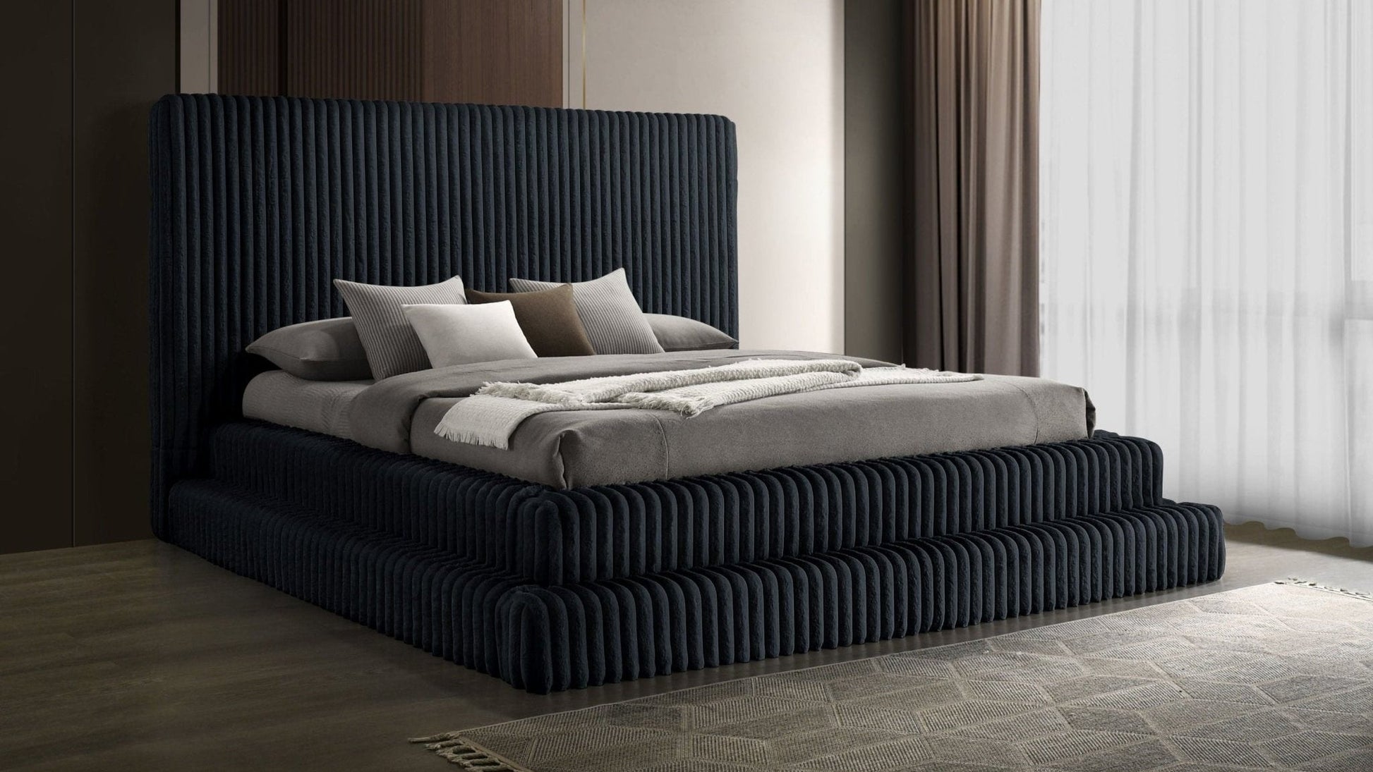 Micah Black Bed
