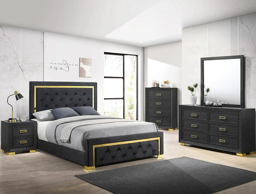 PEPE BLACK TUFFFET BEDROOM