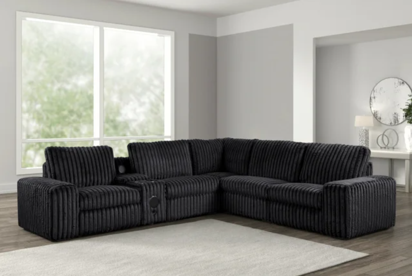 Amelia Onyx Power Reclining Sectional