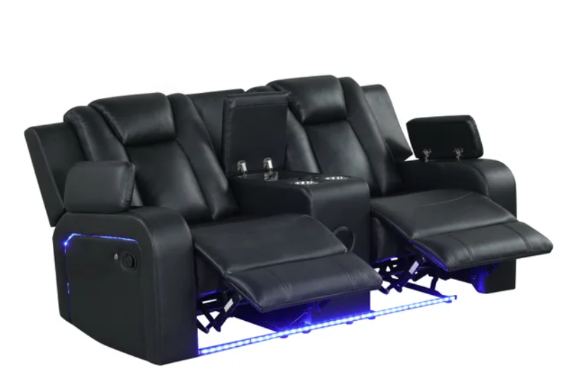 Hulk Black - 3PC Reclining Set