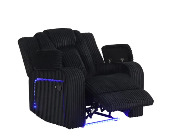 Hulk Black - 3PC Reclining Set