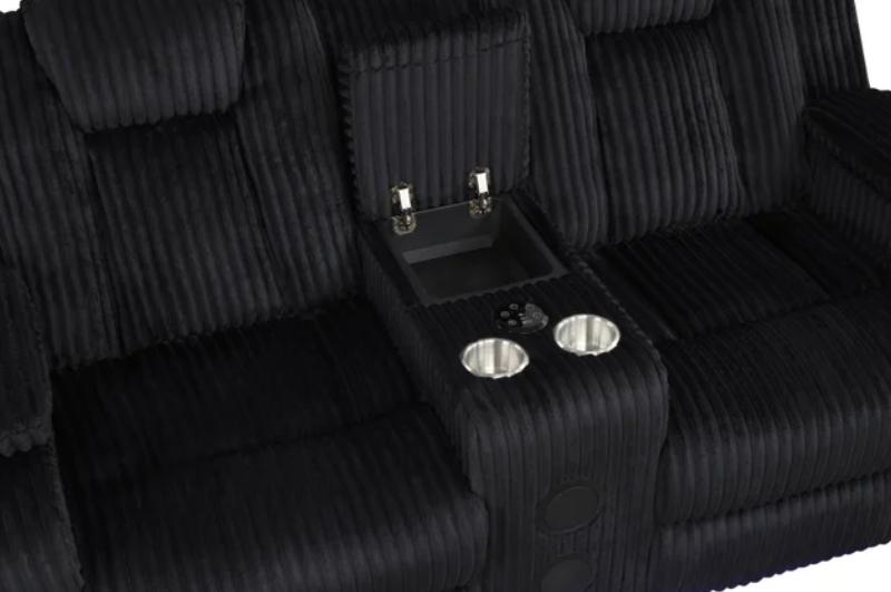 Hulk Black - 3PC Reclining Set