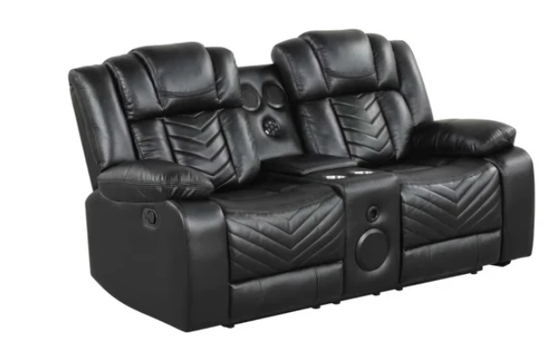 Ace Black - 3PC Reclining Set