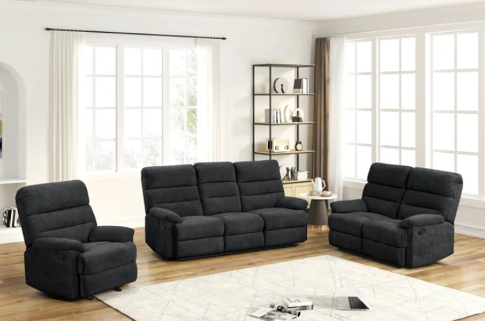 Albert Performance Fabric - 3PC Reclining Set