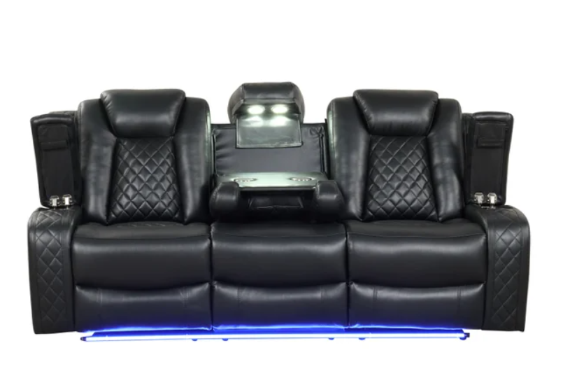 Luz Black - 3PC Reclining Set