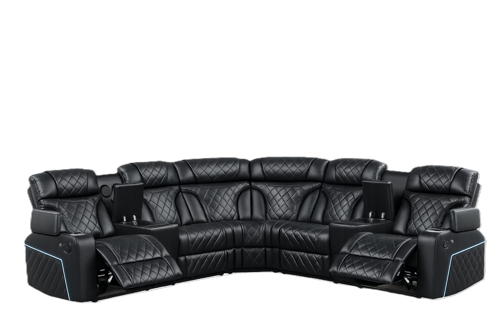STERLING SECTIONAL BLACK