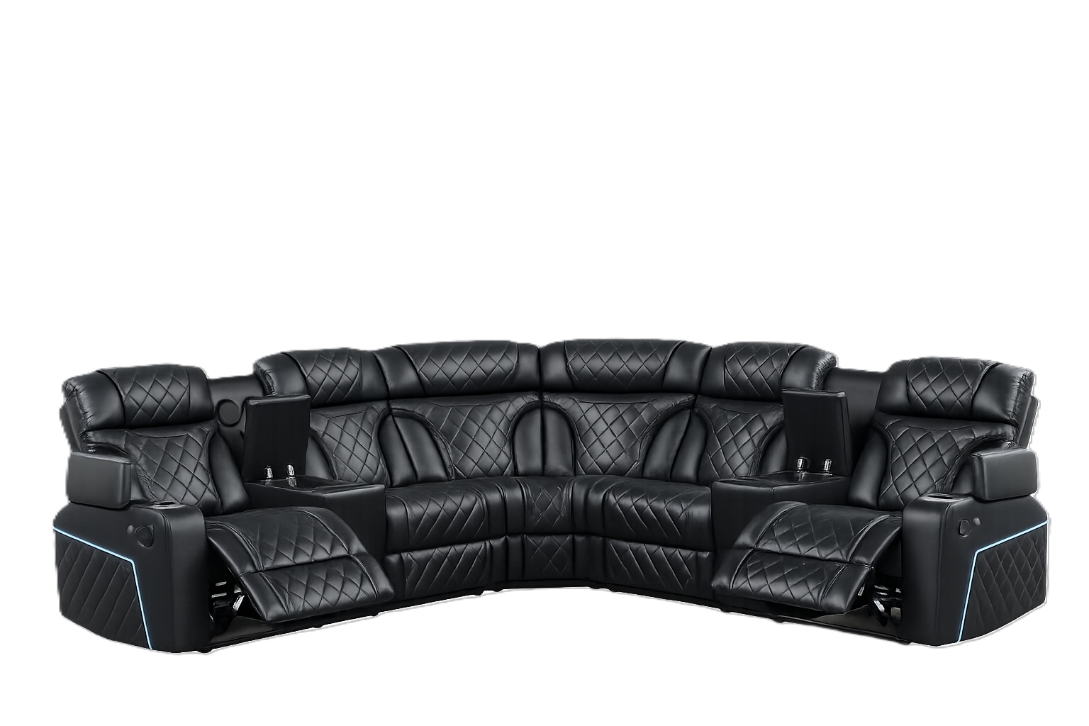 STERLING SECTIONAL BLACK