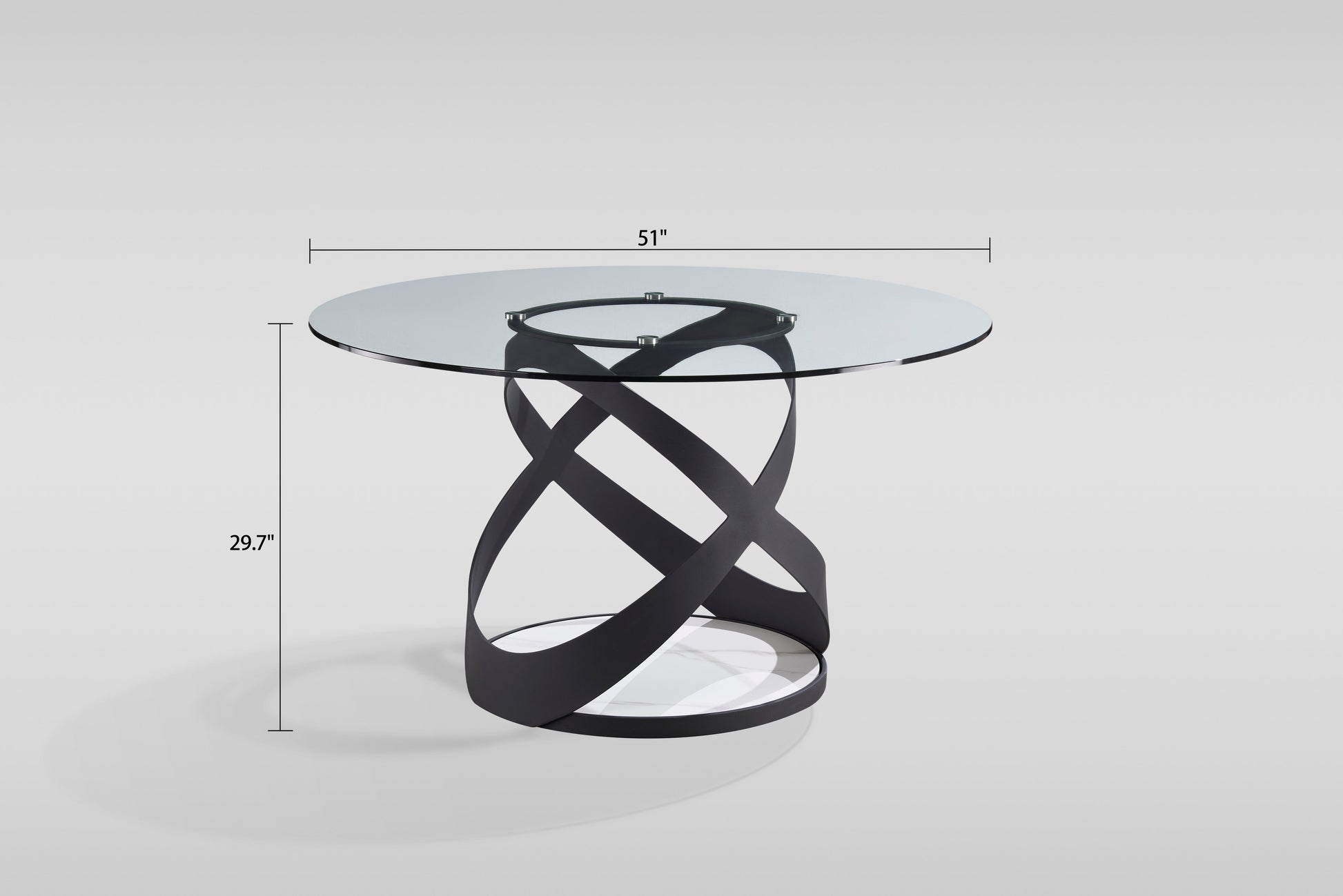 Dimi Clear Glass/Black