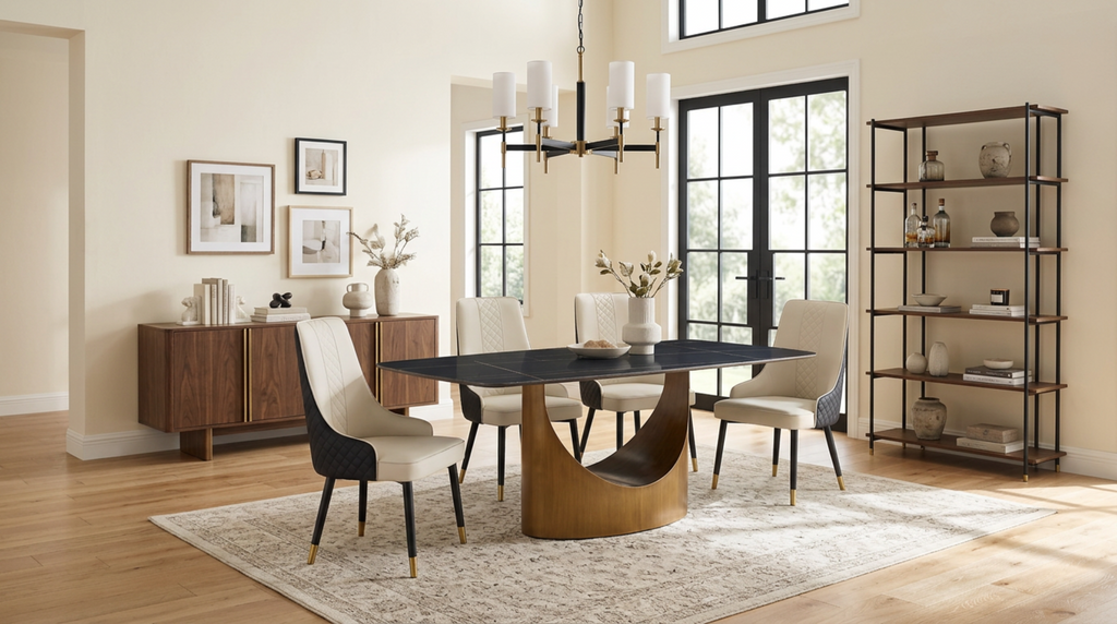 Roxy Black/Bronze Dining Room