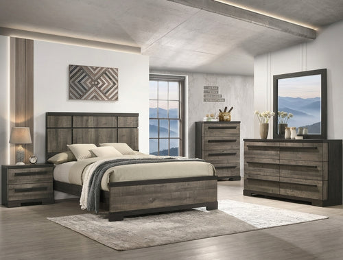 REMINGTON WOOD GREY BEDROOM