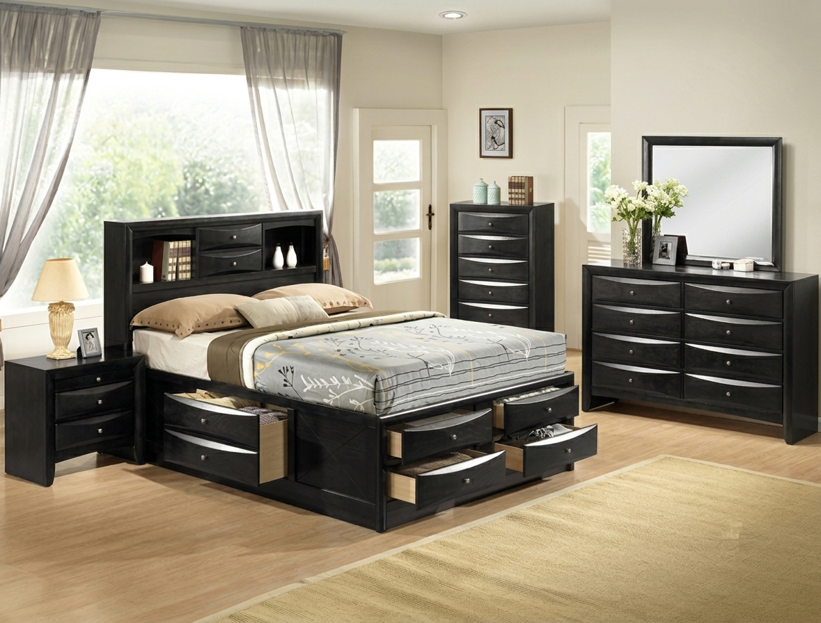 EMILY BLACK STORAGE BEDROOM