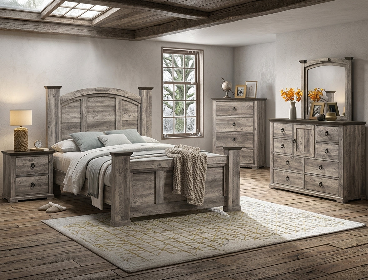 ELLA-MAE BEDROOM RECLAIMED NATURAL