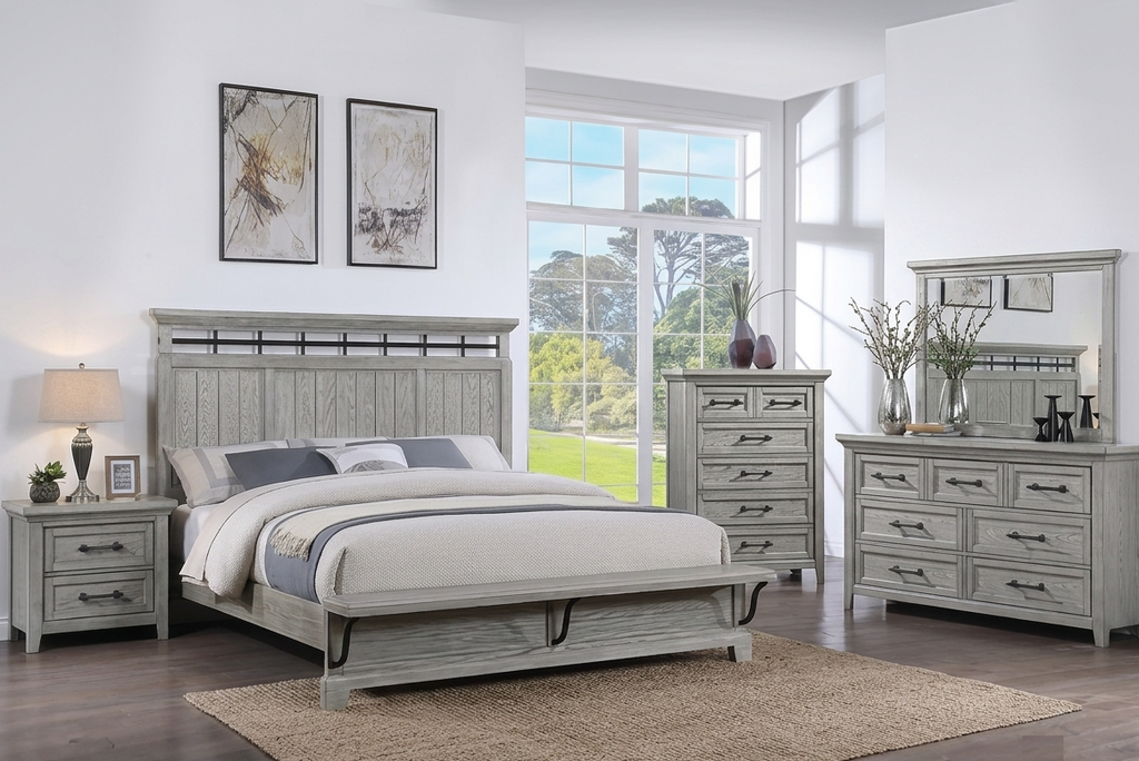 BECKETT NATURAL WOOD BEDROOM