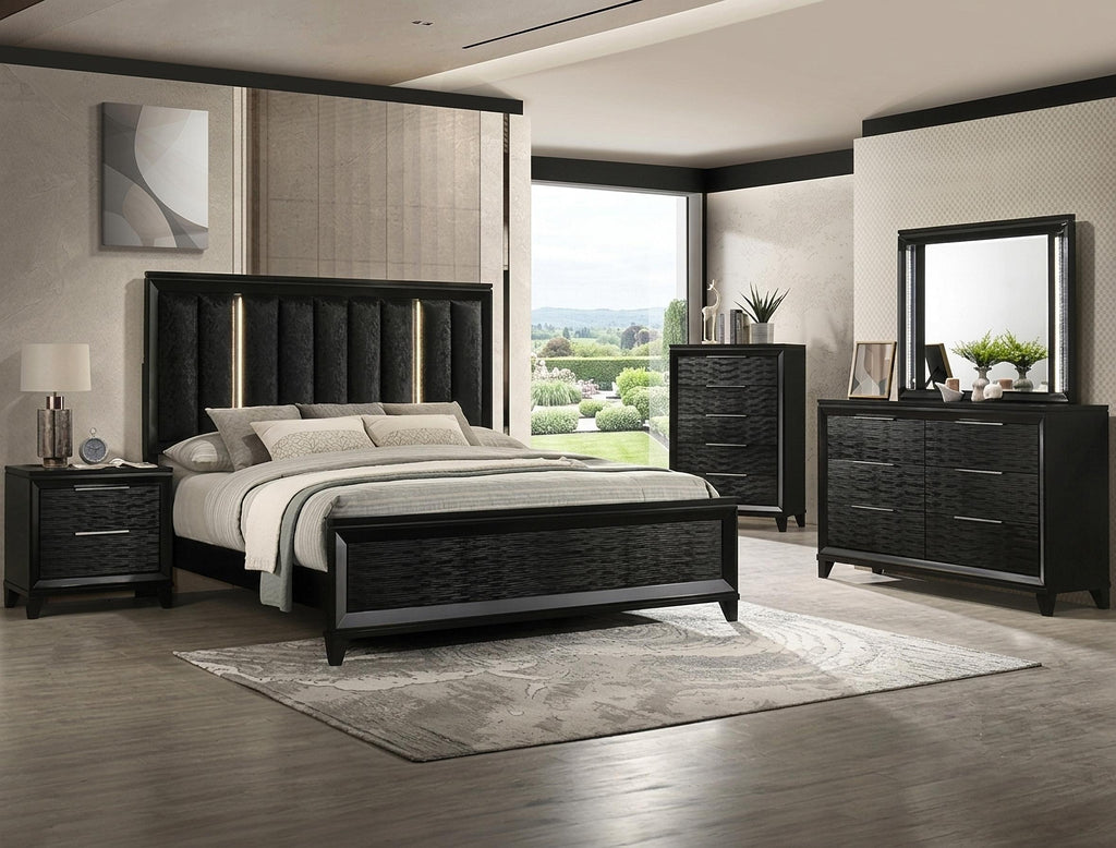 CRESSIDA BLACK BEDROOM