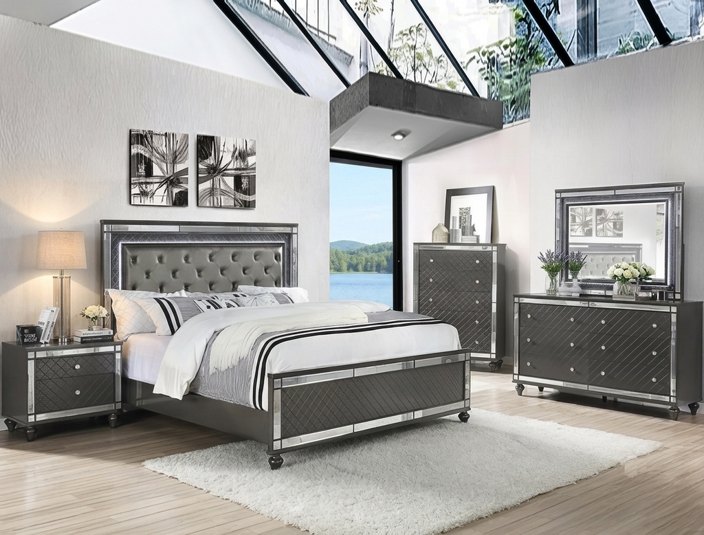 REFINO GRAPHITE BEDROOM