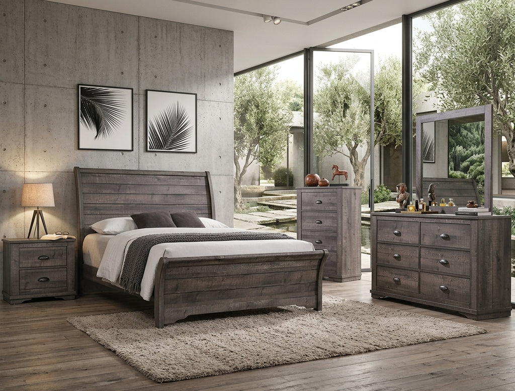 CORALEE BEDROOM GREY