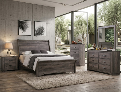 CORALEE BEDROOM GREY