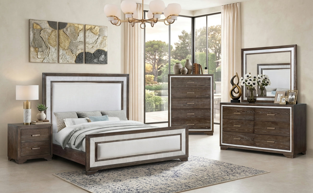 Boson Bedroom Boucle Style Upholstery Headboard