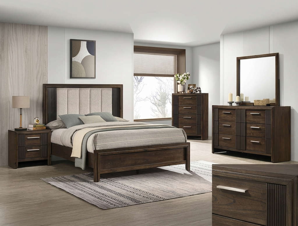 CARLTON BROWN BEDROOM