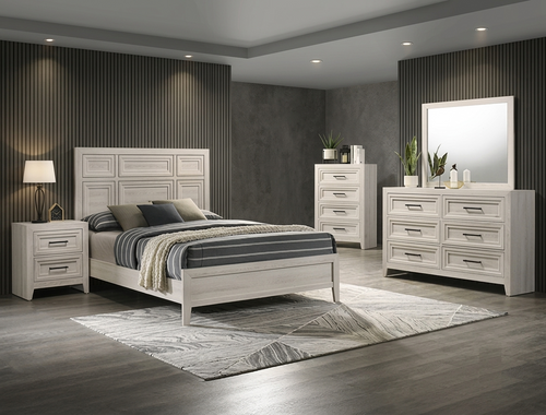 LORRAINE WOOD LIGHT BEDROOM
