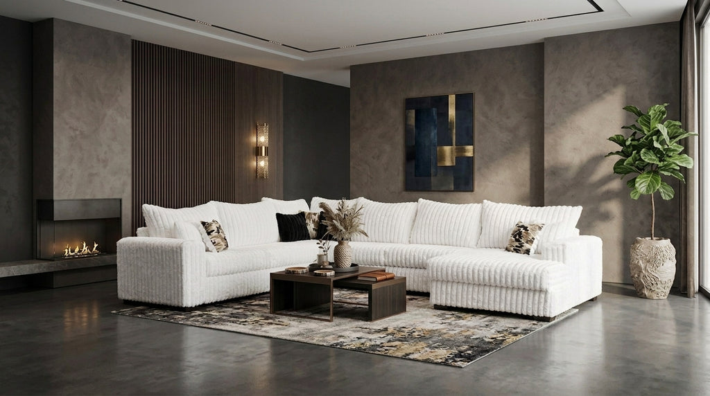 Eggshell white Sectional