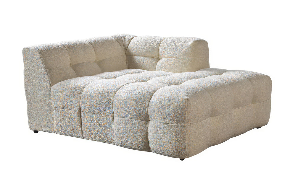 Ivy Boucle Sectional Chaise