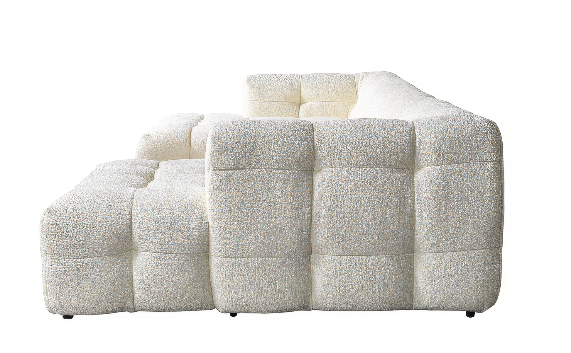 Ivy Boucle Sectional Chaise