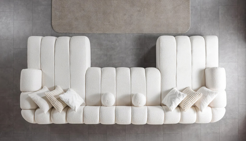 Ivy Boucle Sectional Chaise