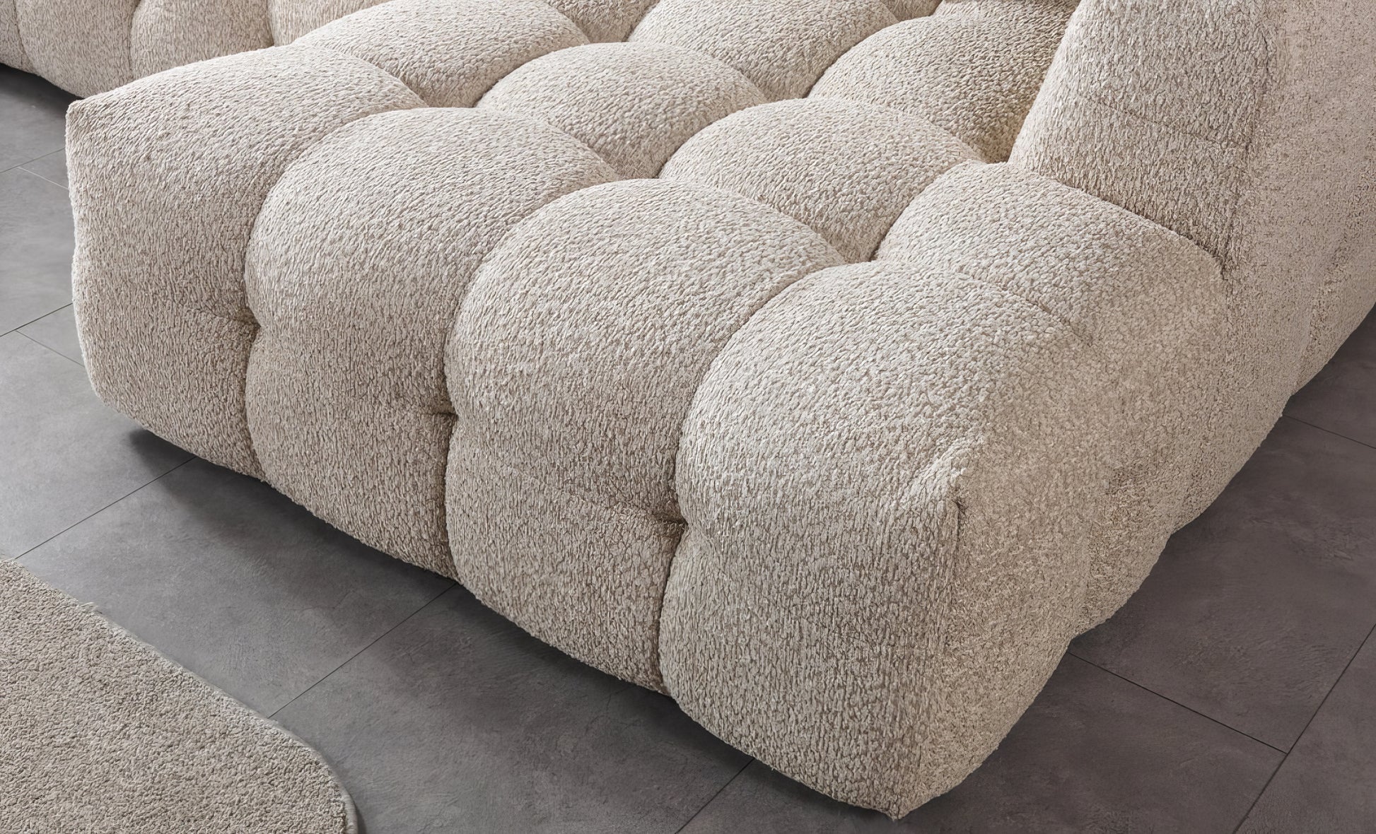 Ivy Sand Boucle Sectional