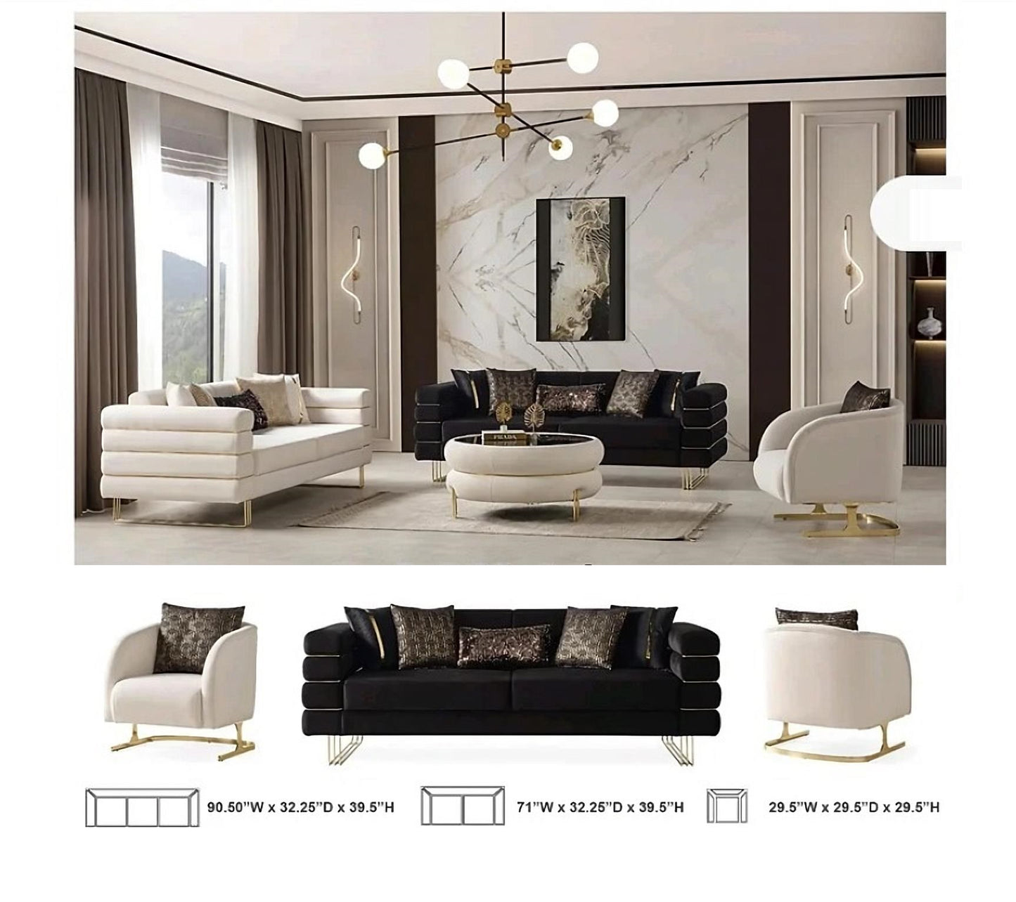 Luma Sofa & Loveseat set