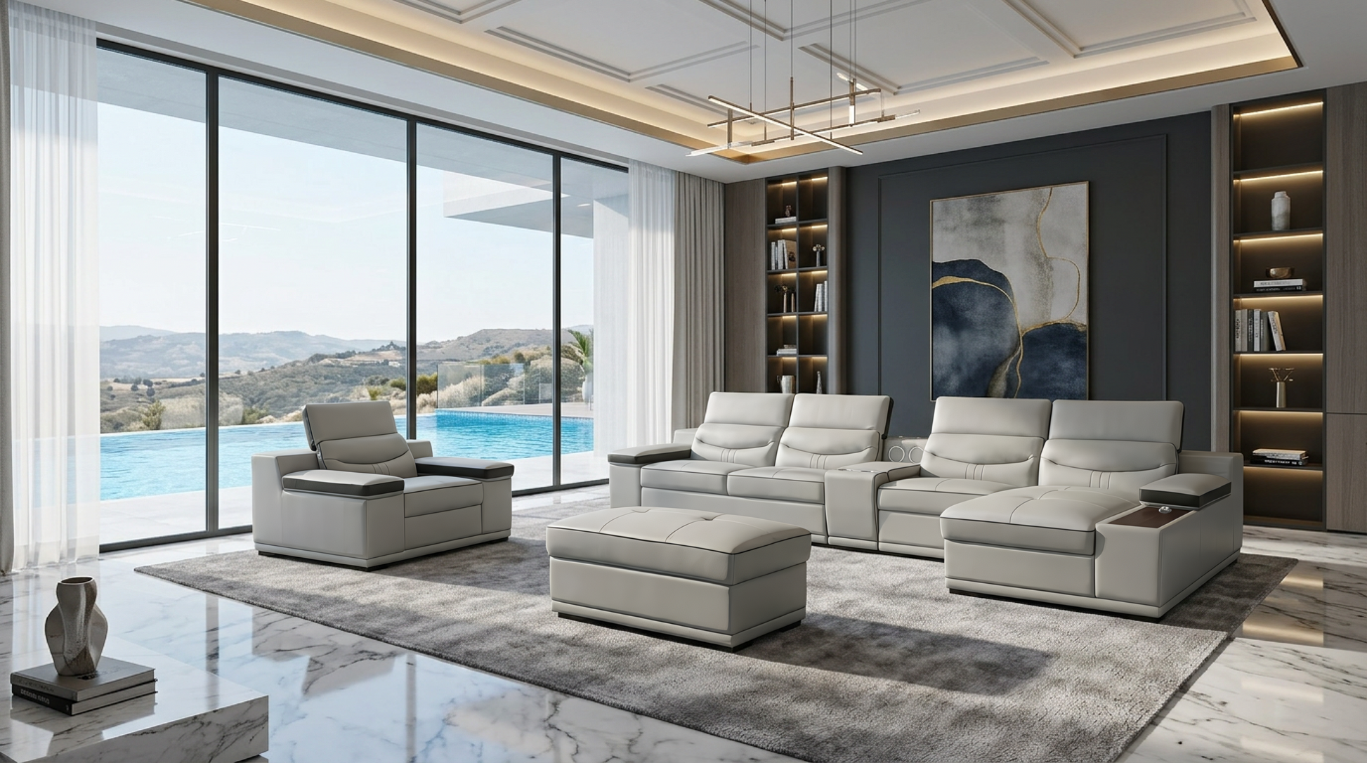 Arlet Grey Sectional
