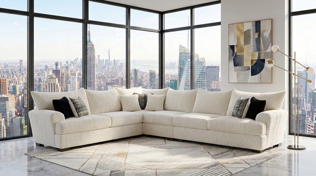 Rizz sectional Ivory