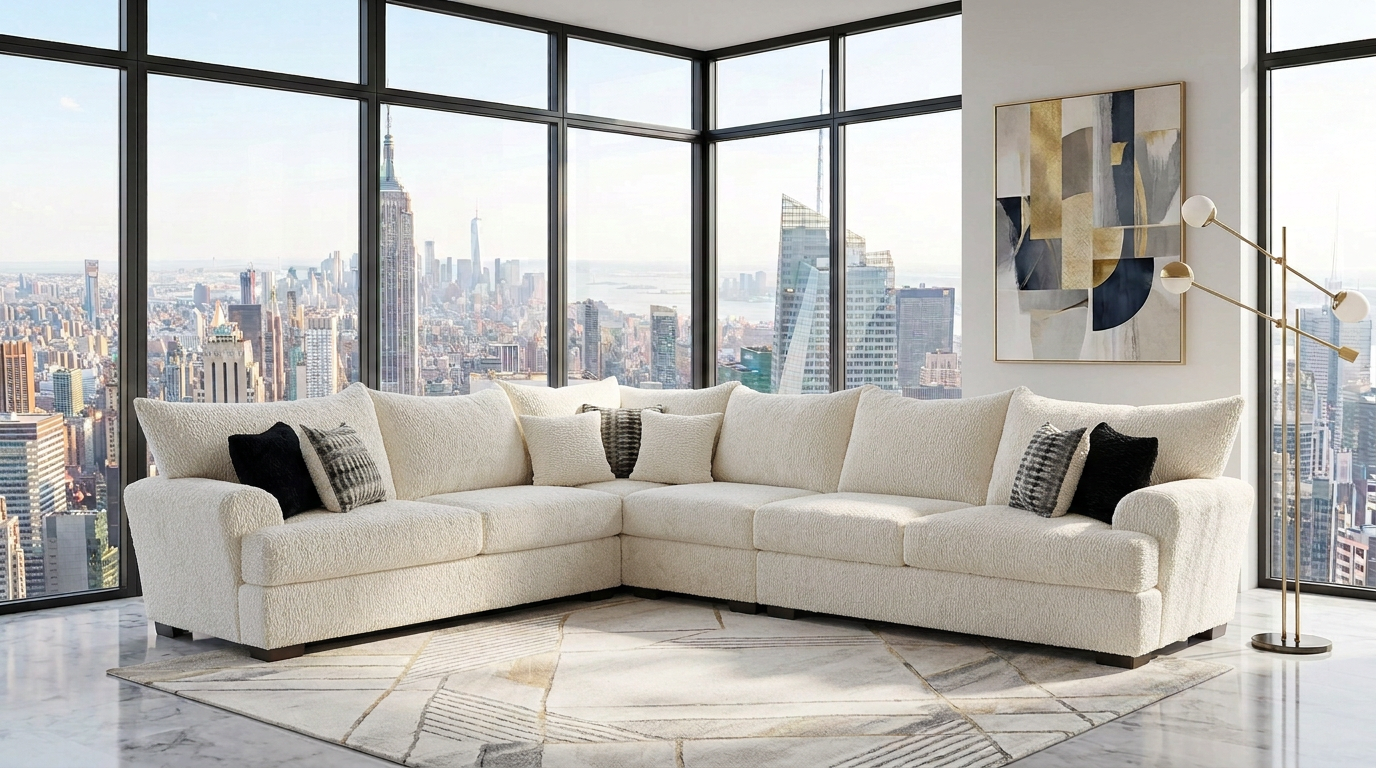Rizz sectional Ivory