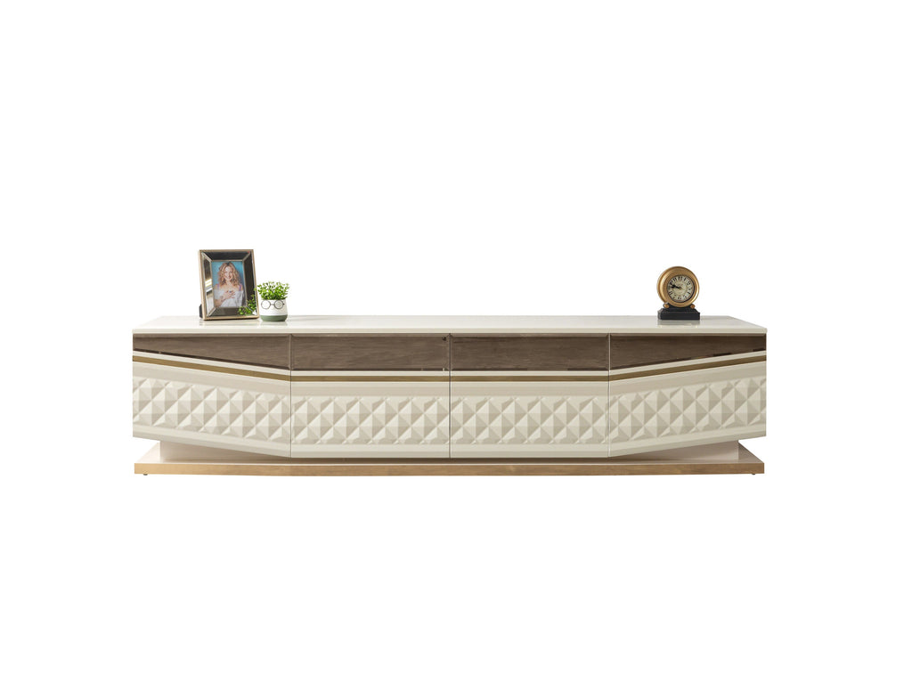 Anica Ivory Tv Stand
