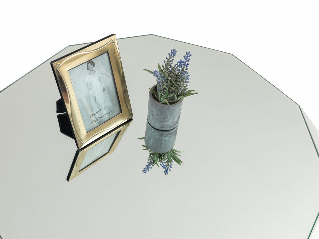 Diamond Mirrored  Coffee Table