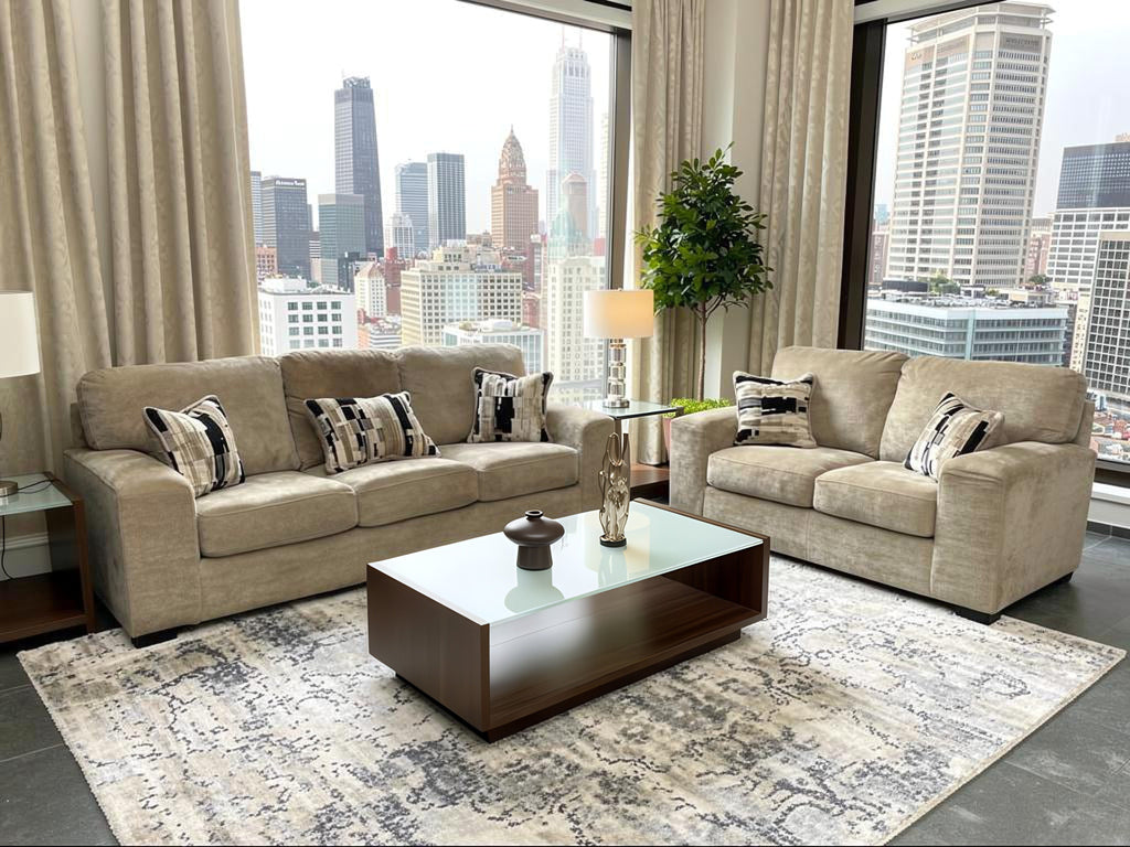Austin Sofa and Loveseat