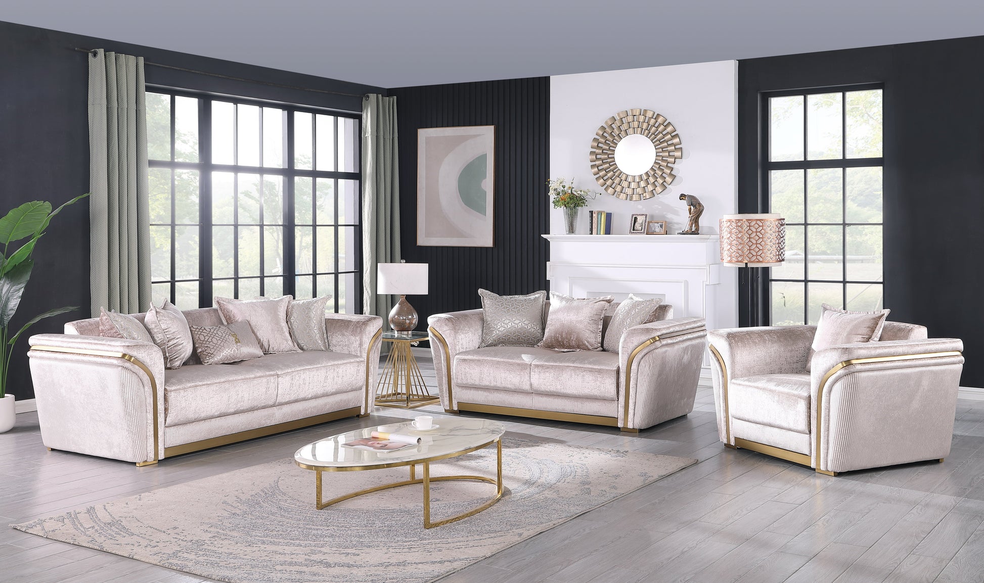 Torino Champagne Luxury Set