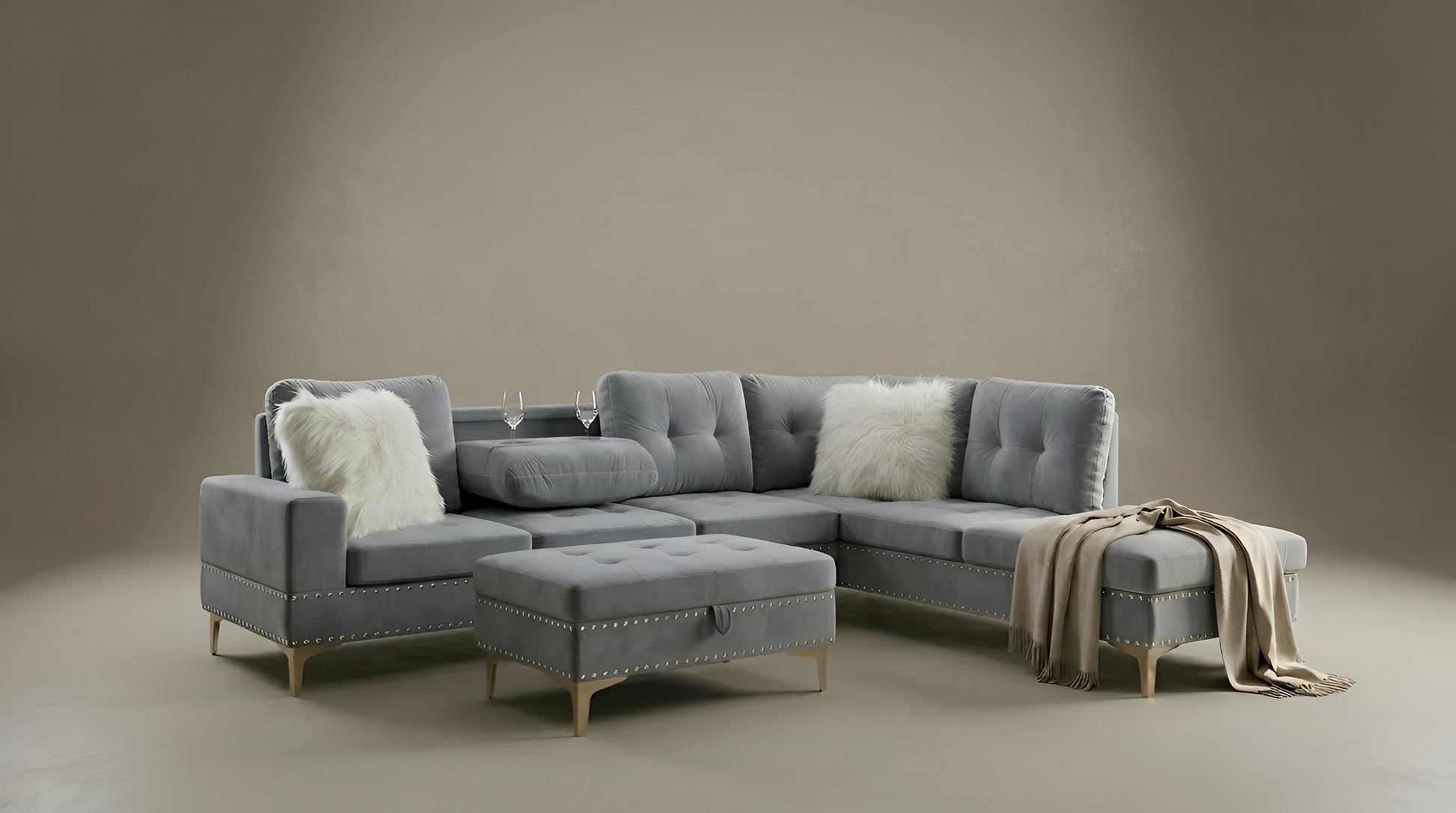 Joy Sectional Chaise