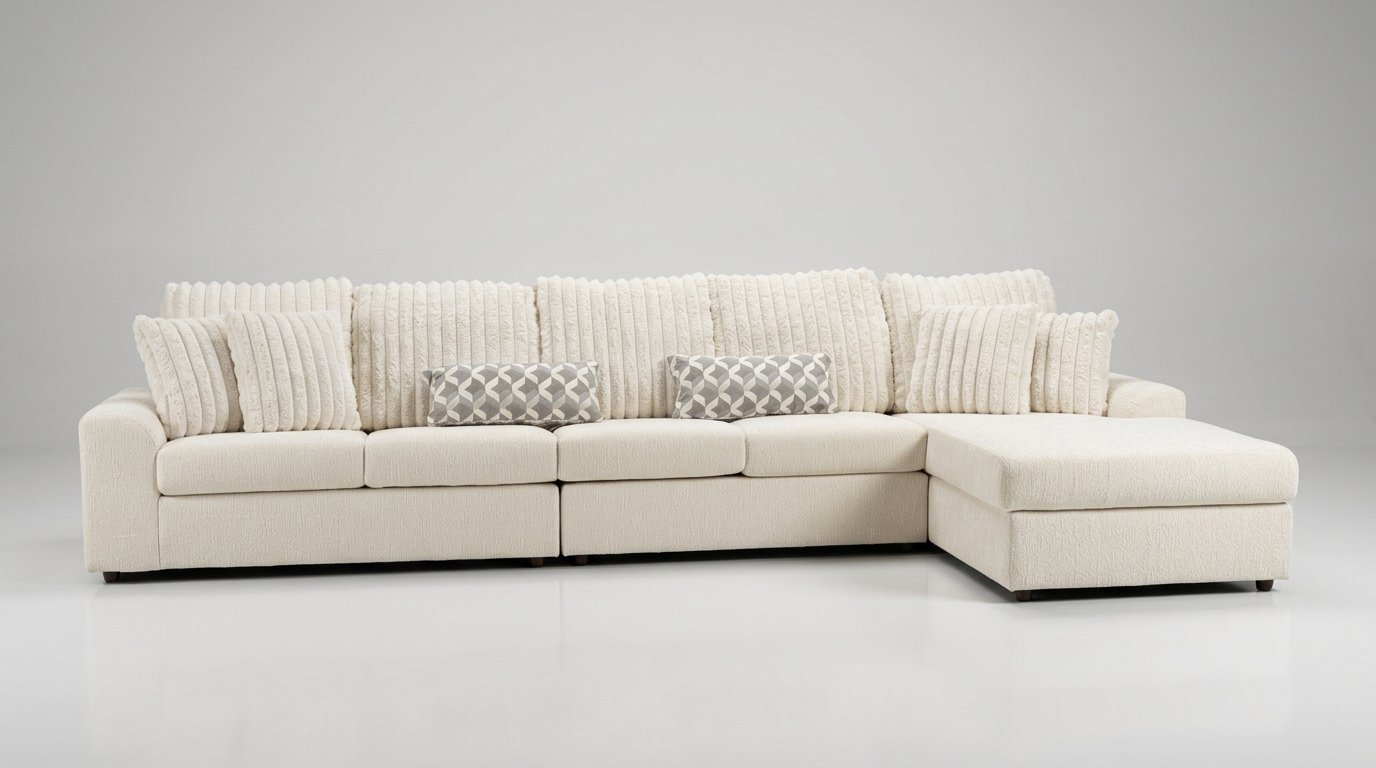 Beige Brady Sectional 3pcs