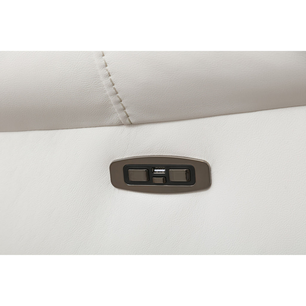 Party Time White Reclining Set