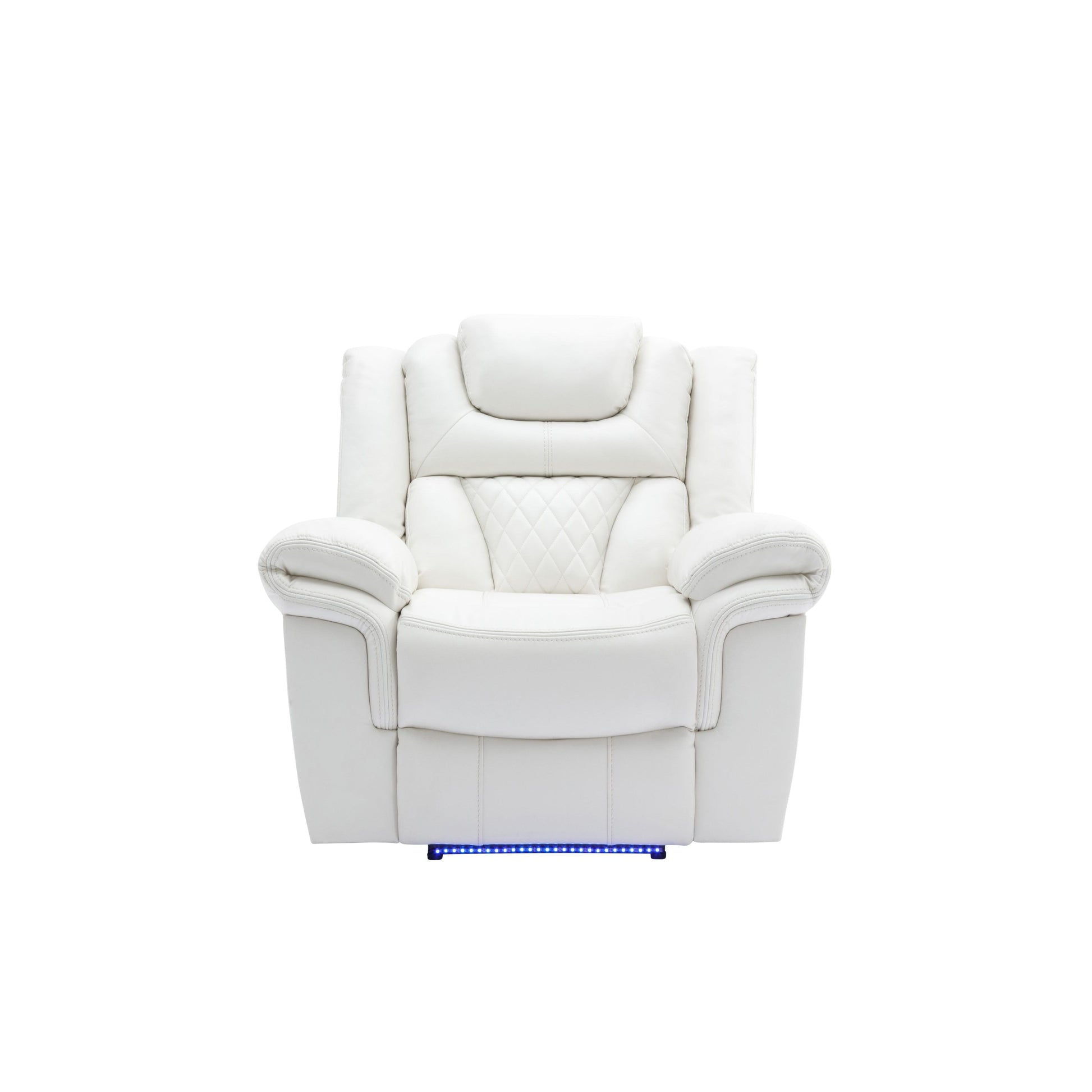 Party Time White Reclining Set