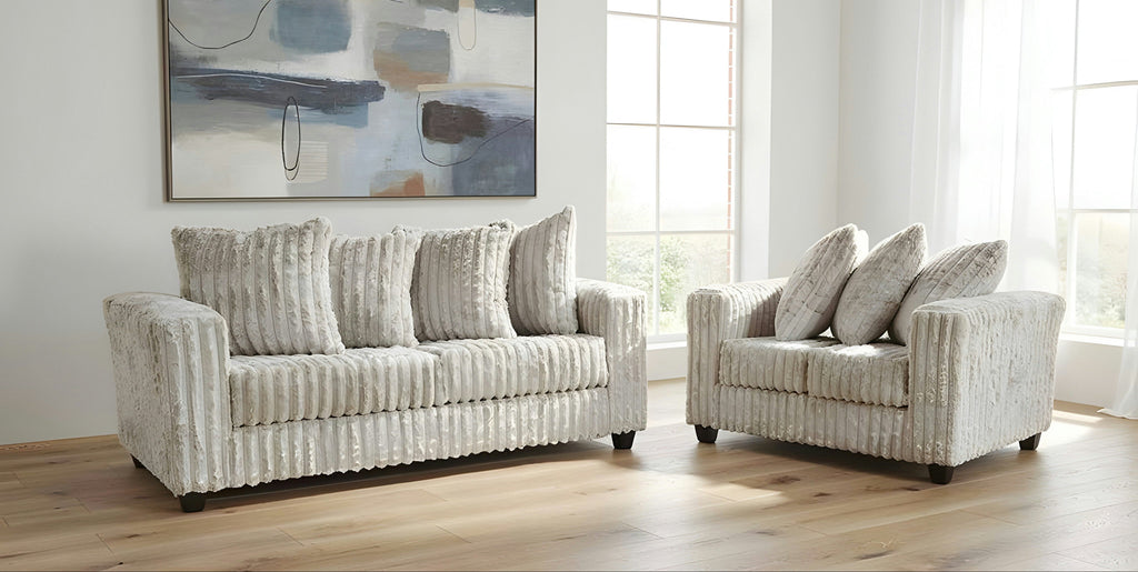 Gia Silver living Room Set