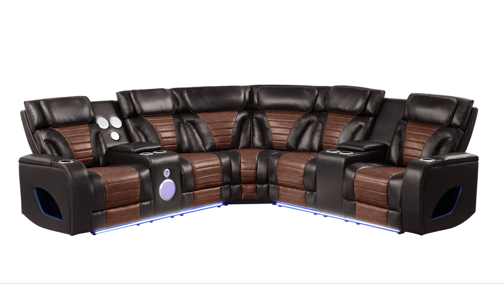 Robin Brown Reclinig Sectional