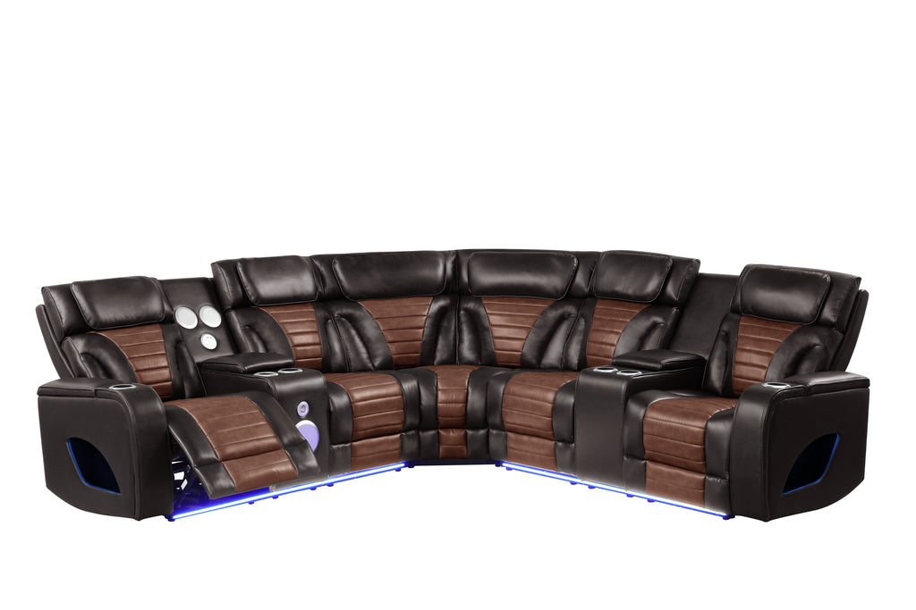 Robin Brown Reclinig Sectional